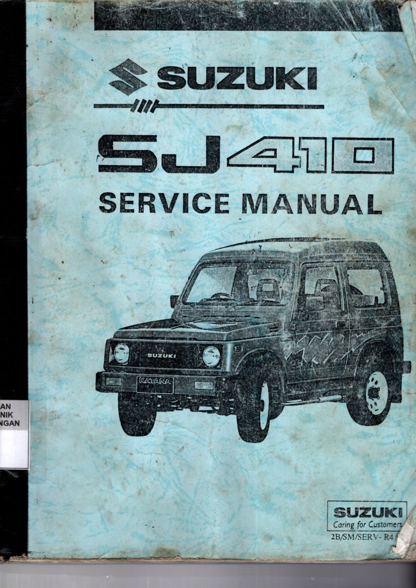 Suzuki SJ410 Service Manual