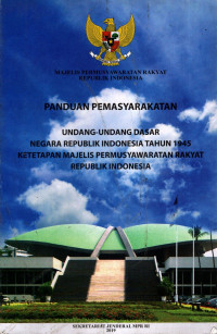 Panduan Permasyarakatan ; Undang-undang Dasar Negara Republik Indonesia Tahun 1945