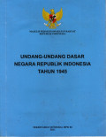 Undang-Undang Dasar Negara Republik Indonesia Tahun 1945