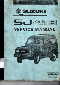 Suzuki SJ410 Service Manual